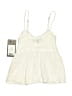 FBZ 100% Cotton Ivory Sleeveless Top Size 6 - photo 2