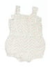 First Impressions 100% Cotton Chevron-herringbone Ivory Leotard 18-24 MO / 24 MO - photo 1