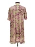 Unbranded Floral Tan Casual Dress Size S - photo 2