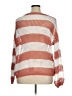 Unbranded 100% Polyester Stripes Orange Pullover Sweater Size XL - photo 2