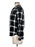 SO 100% Cotton Plaid Black Long Sleeve Button-Down Shirt Size M - photo 5