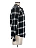 SO 100% Cotton Plaid Black Long Sleeve Button-Down Shirt Size M - photo 4