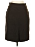 Petite Sophisticate Solid Brown Formal Skirt Size 0 - photo 1