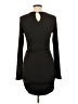 Mi ami Solid Black Casual Dress Size L - photo 2