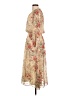 Catherine Malandrino 100% Polyester Floral Tan Cocktail Dress Size 12 - photo 5