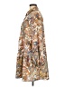 Shein 100% Polyester Paisley Brown Casual Dress Size 6 - photo 5