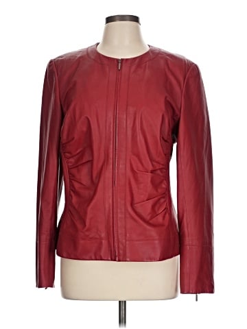 Lafayette 148 New York Leather Jacket (view 1)