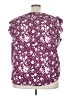 Fun2Fun 100% Polyester Purple Sleeveless Blouse Size 3X - photo 2