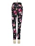 Victoria's Secret Floral Black Active Pants Size S - photo 2