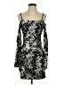 Forever 21 Contemporary Metallic Silver Cocktail Dress Size S - photo 1