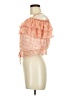 LC Lauren Conrad 100% Polyester Orange Sleeveless Blouse Size M - photo 5