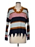 Full Circle Trends With Love Stripes Blue Pullover Sweater Size M - photo 1