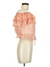 LC Lauren Conrad 100% Polyester Orange Sleeveless Blouse Size M - photo 4