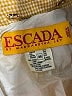 Escada by Margaretha Ley Houndstooth Yellow Blazer Size EU 38 / US 8 - photo 6