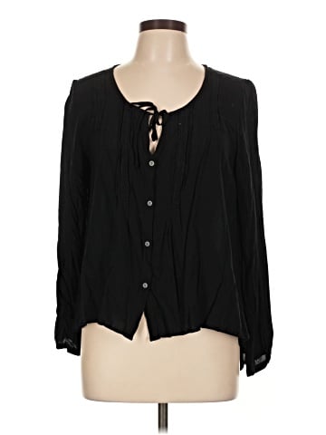 Sun & Shadow Long Sleeve Blouse (view 1)