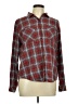 Universal Thread Plaid Red Long Sleeve Button-Down Shirt Size M - photo 1