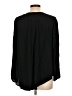 Sun & Shadow 100% Viscose Black Long Sleeve Blouse Size L - photo 2