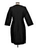 Talbots 100% Polyester Solid Black Casual Dress Size 10 - photo 2