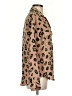 L'Agence Animal Print Tan Long Sleeve Blouse Size XXS - photo 4