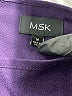 MSK Solid Purple Casual Dress Size M - photo 7