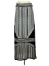 Max Studio Chevron-herringbone Gray Casual Skirt Size L - photo 2