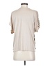 Apt. 9 100% Rayon Silver Short Sleeve Blouse Size S - photo 2
