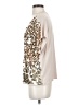 Apt. 9 100% Rayon Silver Short Sleeve Blouse Size S - photo 5