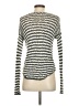 360 Sweater Stripes Ivory Pullover Sweater Size XS - photo 2