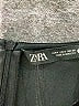 Zara Solid Black Cocktail Dress Size M - photo 7