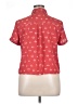Hippie Rose 100% Polyester Red Short Sleeve Blouse Size XL - photo 2