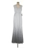Adrianna Papell 100% Polyester Silver Gray Cocktail Dress Size 8 - photo 1
