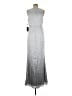 Adrianna Papell 100% Polyester Silver Gray Cocktail Dress Size 8 - photo 2