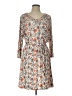 Daniel Rainn Print Tan Casual Dress Size L - photo 1