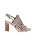 Via Spiga Tan Gray Heels Size 6 1/2 - photo 1