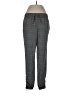Bisou Bisou 100% Polyester Houndstooth Gray Casual Pants Size L - photo 1