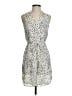 H&M 100% Polyester Polka Dots Ivory Casual Dress Size 0 - photo 1