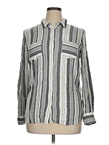 Merona Long Sleeve Button-Down Shirt (view 1)