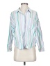 Le Lis Stripes White Long Sleeve Blouse Size XS - photo 1