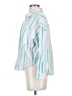 Le Lis Stripes White Long Sleeve Blouse Size XS - photo 5