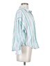 Le Lis Stripes White Long Sleeve Blouse Size XS - photo 4