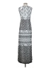 Chico's Chevron-herringbone Gray Casual Dress Size Sm (0) - photo 2