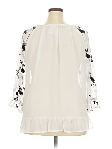 Forgotten Grace 3/4 Sleeve Blouse (view 2)