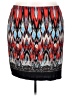 Rafaella Print Red Casual Skirt Size 3X - photo 1