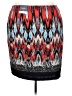 Rafaella Print Red Casual Skirt Size 3X - photo 2
