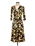 Assorted Brands Print Yellow Casual Dress Size S - photo 1