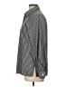 Foxcroft Stripes Gray Long Sleeve Button-Down Shirt Size 10 - photo 5