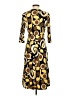 Assorted Brands Print Yellow Casual Dress Size S - photo 2