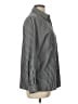 Foxcroft Stripes Gray Long Sleeve Button-Down Shirt Size 10 - photo 4