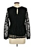 Maurices 100% Polyester Black Long Sleeve Blouse Size L - photo 2