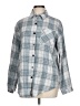 Assorted Brands Plaid Gray Long Sleeve Blouse Size L - photo 1